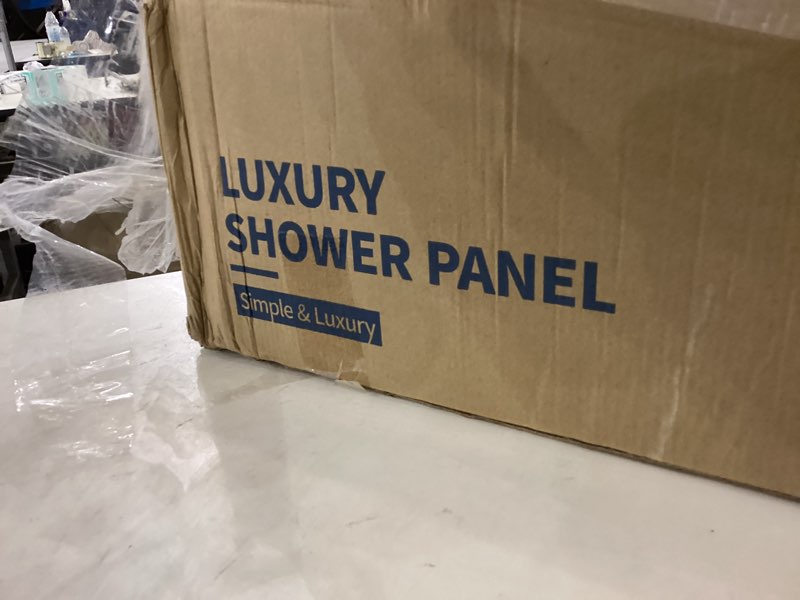 luxury shower panel