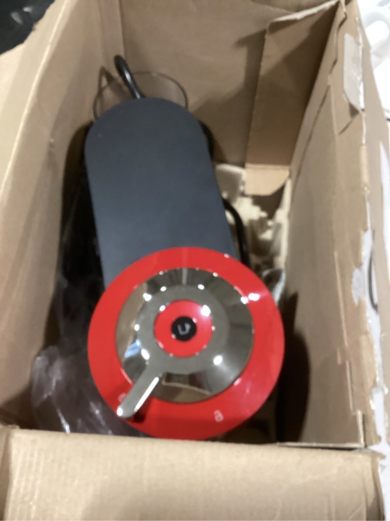 Condition photo showing As Is for Nespresso Vertuo Next Coffee and Espresso Machine by Breville, Cherry Red, 1.1 Liters Machine Only Red