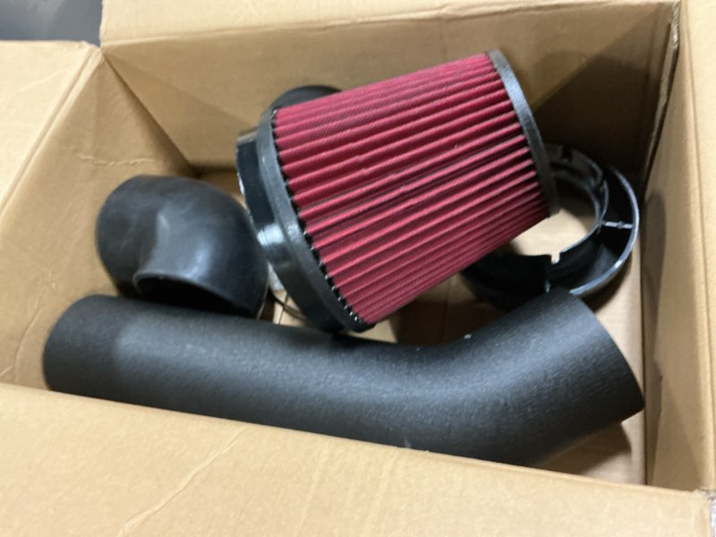Condition photo showing New/Like New for 4'' ls swap cold air intake kit, universal fit, compatible with ls1 ls2 lsx lq4 lq9 restomod a-body g-body camaro chevelle gto monte carlo caprice black