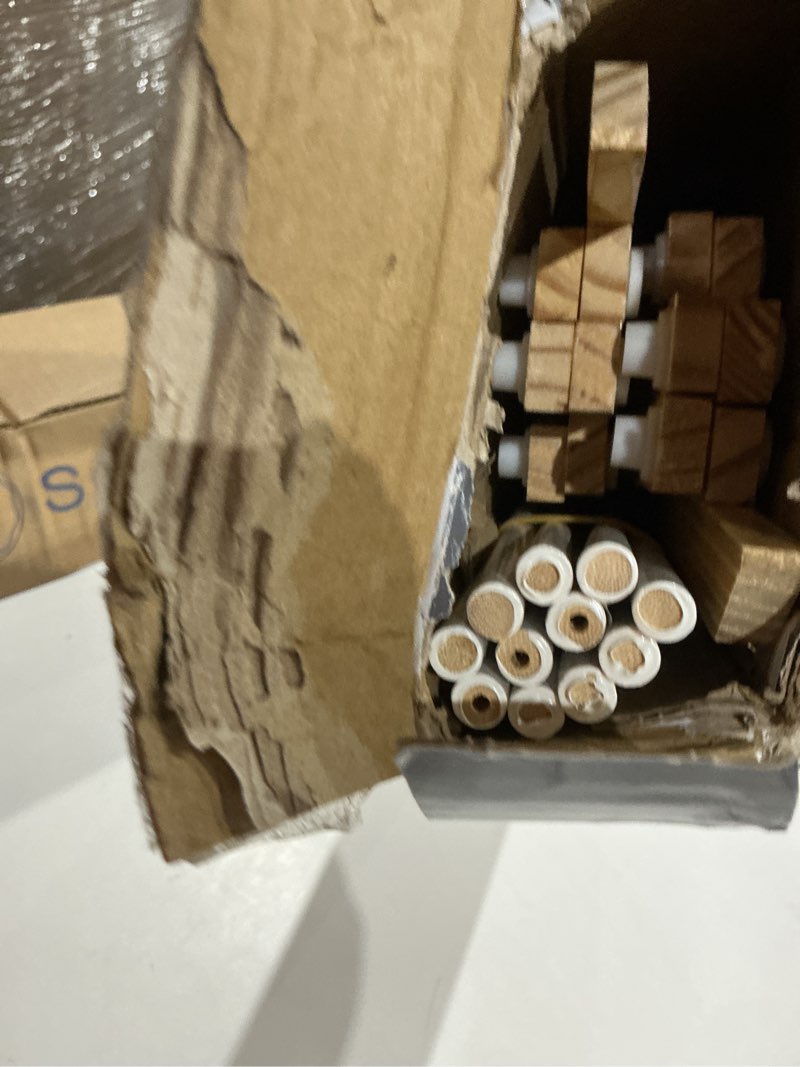 Condition photo showing Good Condition for whitmor foldable clothes drying rack: 3 tier laundry drying rack, collapsible drying rack clothing, portable space saving clothing rack for indoor outdoor, 17.0“ l x 29.5” w x 43.5“ h, wood wood & white