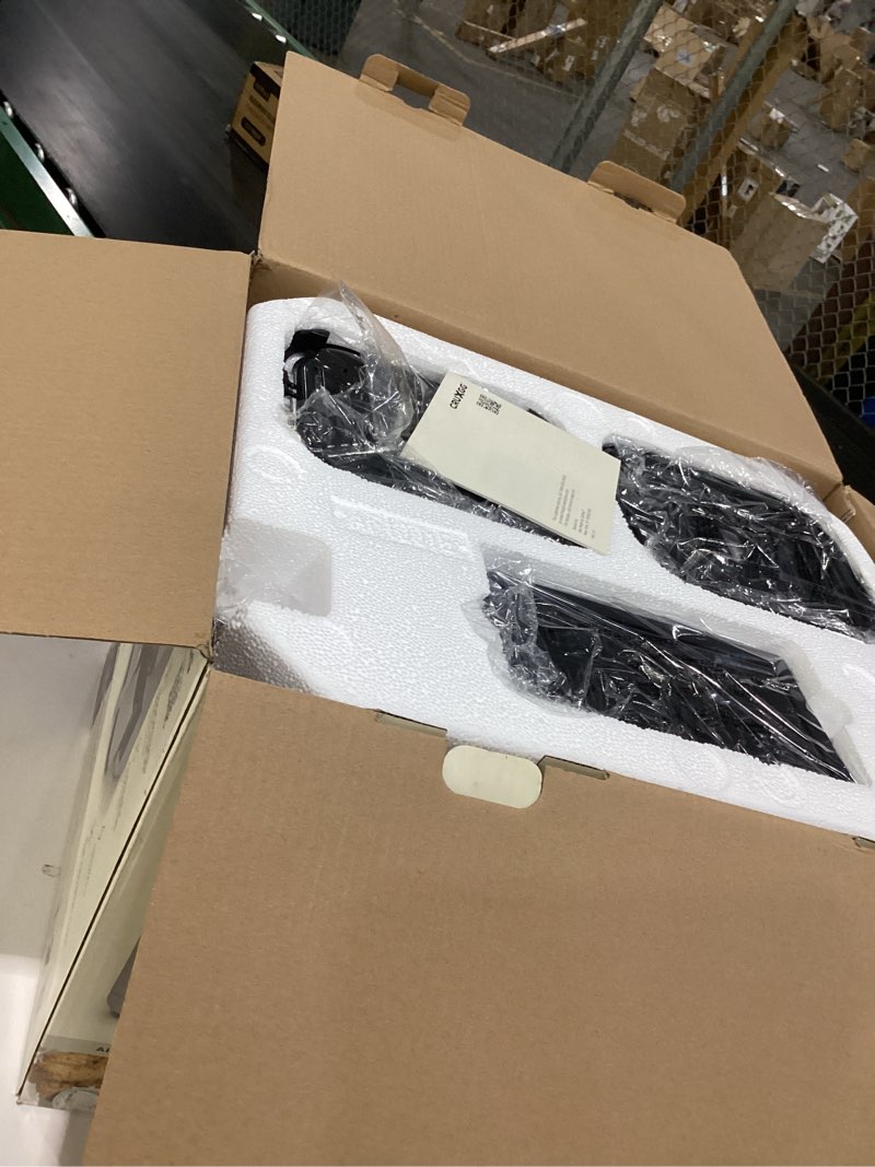Condition photo showing Good Condition for cruxgg 10qt dual basket tri-zone air fryer gray: 1700w, cool touch handle, includes fry basket & crisping tray