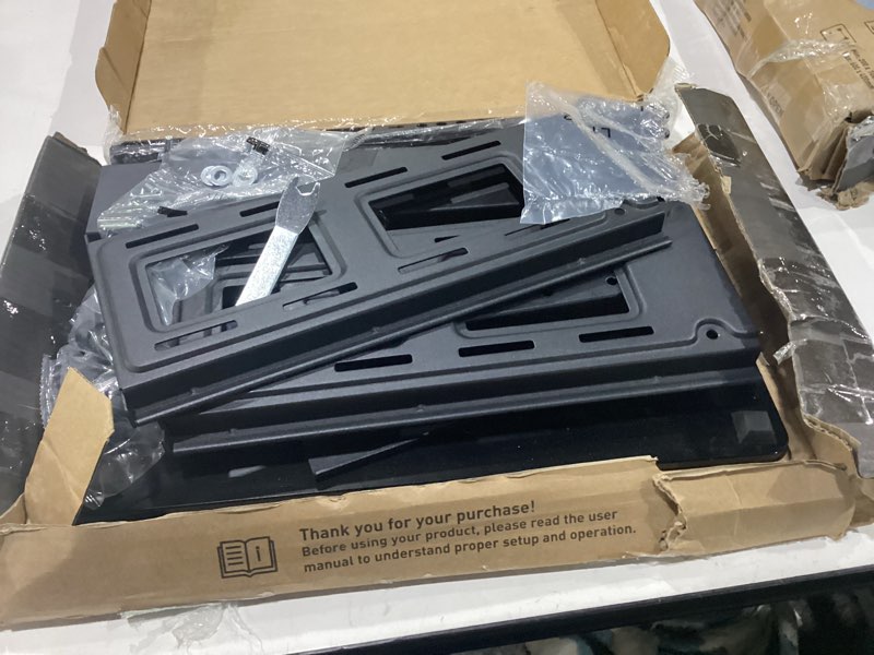 Condition photo showing Good Condition for perlesmith universal swivel tv stand legs for 37-75 inch tvs, height adjustable tabletop mount holds up to 99lbs, television table tv stands for livingroom & bedroom, universal vesa 600x400mm, pstvs13 37-75 inch screen