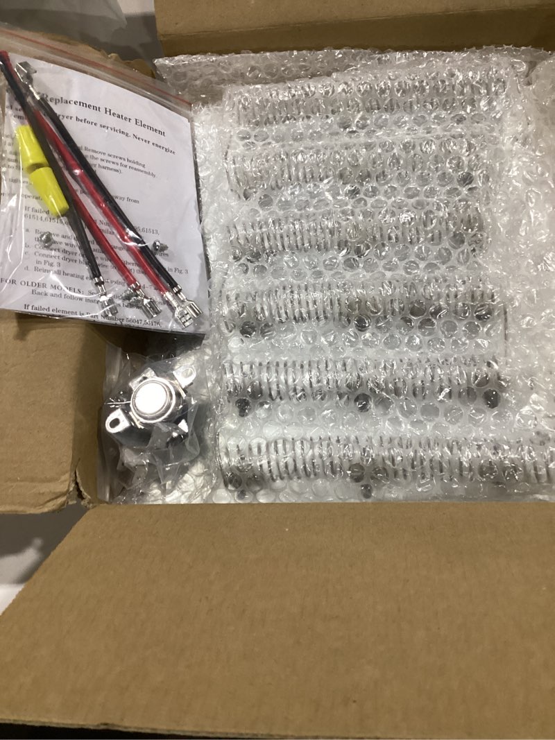 Condition photo showing Good Condition for ?upgraded?503978 61927 fit for amana speed queen dryer parts replaces 964p3 56179 503404 56047 maytag dryer heating element by ami parts -models ade3srgs173tw01 ade3lrgs171tw01-1 years warranty