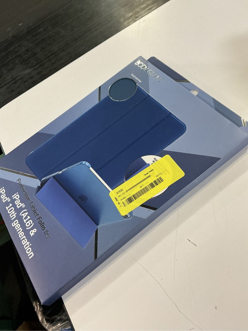 Condition photo showing New/Like New for body glove tablet folio case for ipad (a16) / ipad (10th generation) - blue