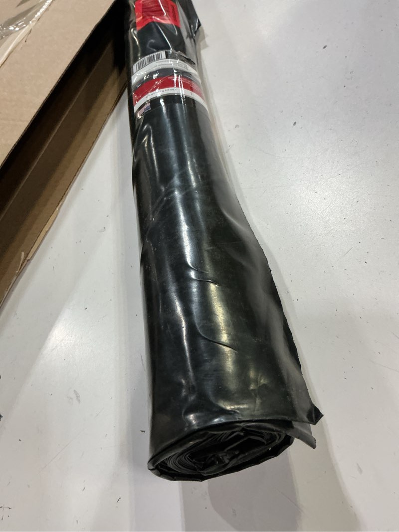 Condition photo showing Good Condition for roberts 70-115 moisture barricade underlayment film, for vinyl, laminate spc, engineered wood floors, 6 mil. thick, polyethylene, 120 sq. foot roll, black 120 sq. ft.