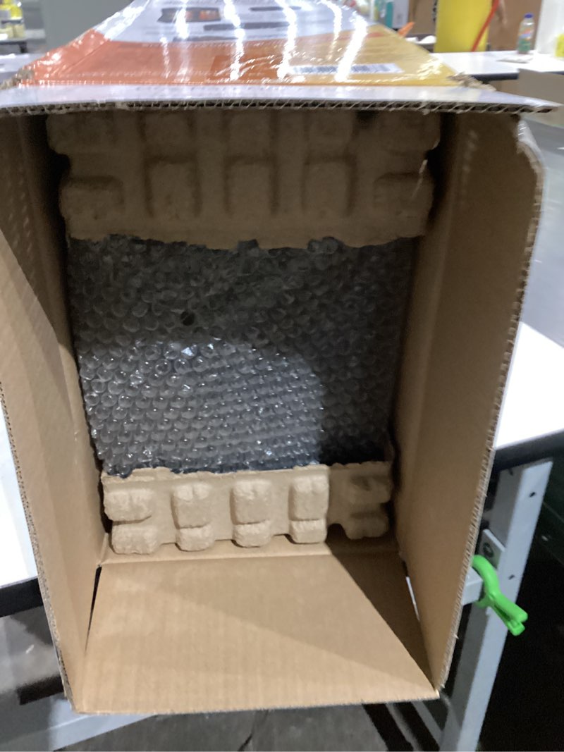 Condition photo showing As Is for Comfort Zone Space Heaters for Indoor Use, Portable Electric Heater, Adjustable Thermostat, Infrared Heat, Quartz Tower Space Heater with 2 Heat Settings, Bedroom Heater, Black