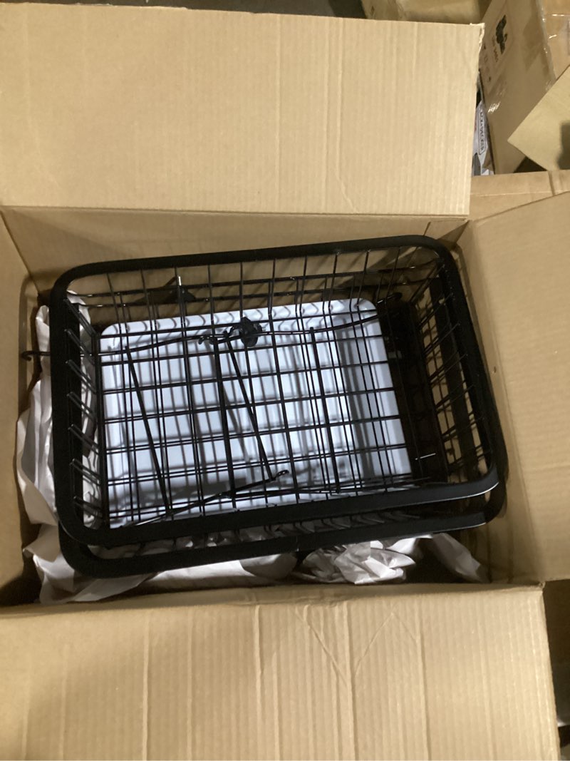 Condition photo showing Good Condition for Miyawell 3-Tier Rolling Pantry Cart with Wheels, Stackable Wire Storage Floor Organizer for Kitchen Pantry Snack Shelves, Fruit Basket Stand, Vegetable Storage Rack for Food Snacks Onion Potato 3 Tier-black (1 Pack)