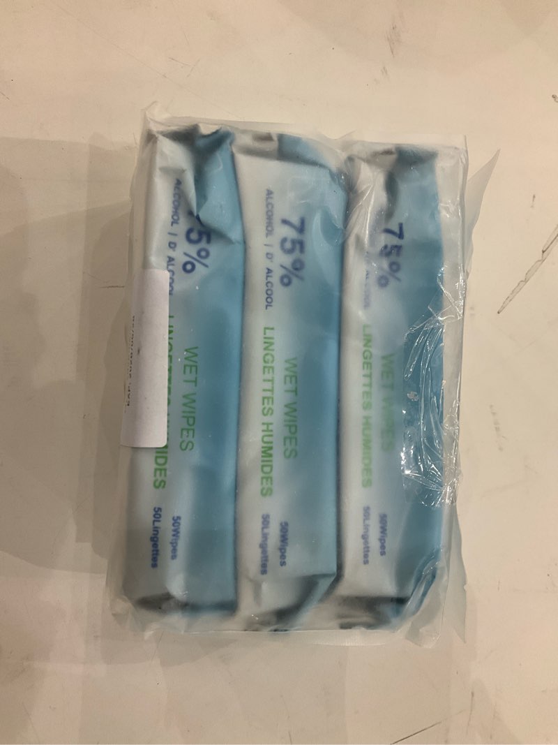 Condition photo showing New/Like New for Wet Wipes, Antibacterial, 3 pc