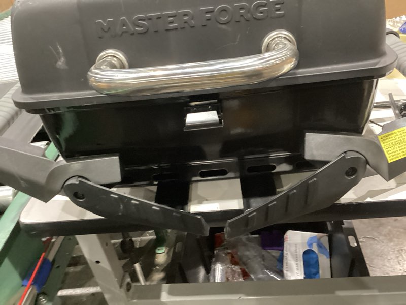 master forge small 360-sq. in black portable liquid propane and charcoal grill
