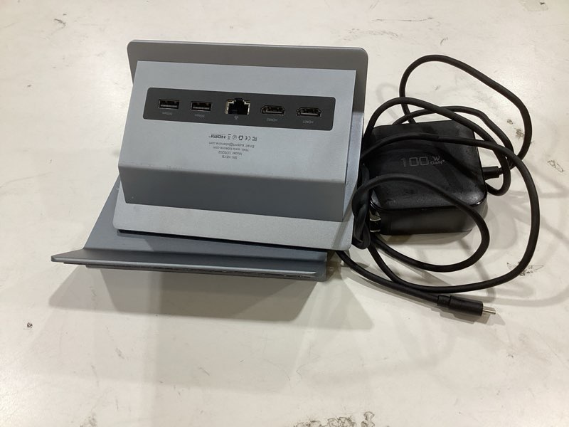 Condition photo showing As Is for tobenone docking station dual monitor,2×4k@60hz hdmi,100w power supply | laptop docking station with 6 usb c/a,pd 3.0,ethernet,vertical stand,ideal for office workers/students,fits windows/chromeos