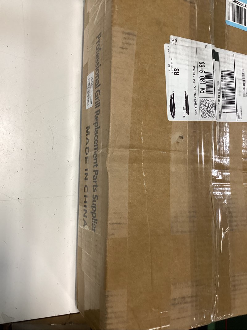 Condition photo showing New/Like New for gs4 grill parts cast iron grill grates for weber genesis ii e-410 s-410 e-435 s-435 stainless steel flavorizer bars and heat deflector genesis ii lx e-440 s-440 for weber 66041, 66033, 66089 stainless steel & cast iron 4+7+3 genesis ii e-410