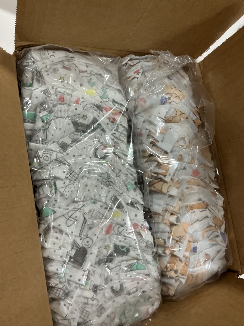 Condition photo showing As Is for The Honest Company Clean Conscious Diapers for Delicate Skin | Up to 100% Leakproof | Hypoallergenic, Fragrance Free | Gender Neutral | Club Box, Size 3 (16-28 lbs), 62 Count (Prints May Vary) Size 3 (62 Count) Space Travel + It's a Pawty