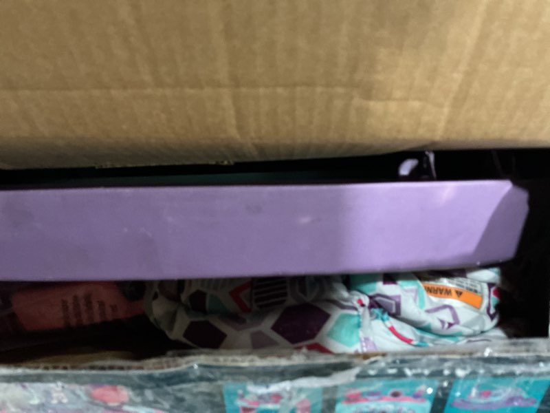 Condition photo showing As Is for safety 1st ready,set, walk! activity center, lavendar buzz