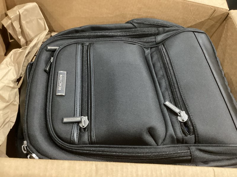 Condition photo showing Good Condition for Kenneth Cole Reaction ProTec Travel Computer Bag, Black, 17" Laptop Business