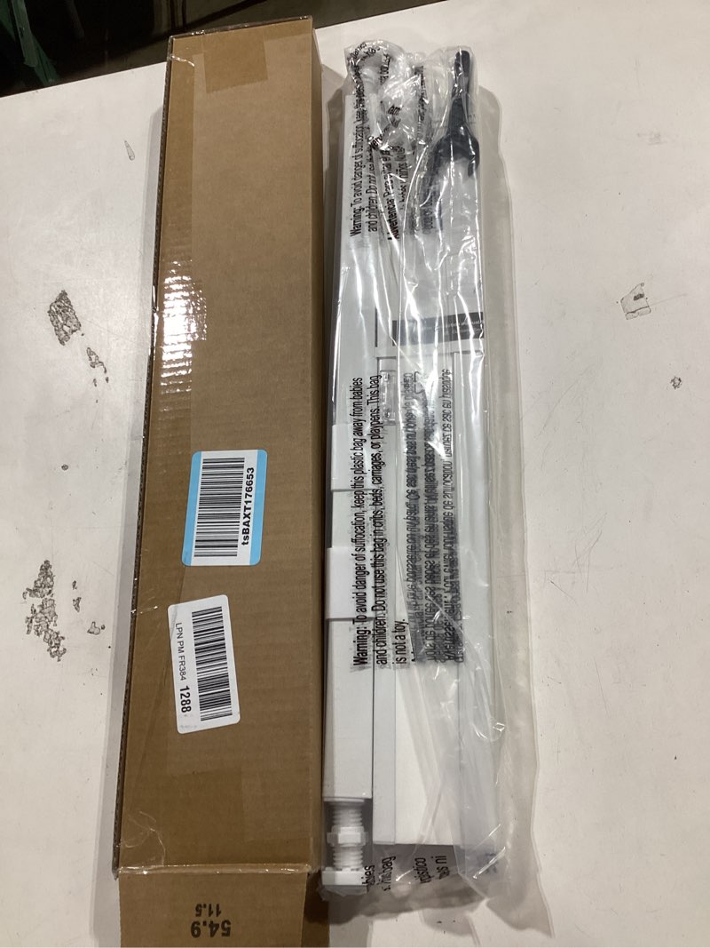 Condition photo showing New/Like New for lazblinds upgraded top down bottom up (tdbu) honeycomb blinds, no drill no tools easy install cordless cellular shades for windows 22" w x 64" h, white - light filtering light filtering - white 22"w x 64"h