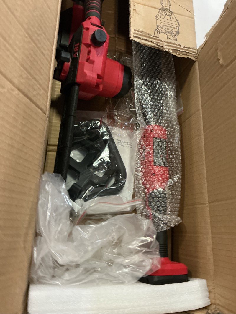 Condition photo showing Good Condition for 2-in-1 cordless 10-inch pole saw and chainsaw compatible with milwaukee 18v battery, total reach of max 15ft, auto oiling, electric pole saw for tree trimming pruning (battery not included) 2 in 1 pole saw