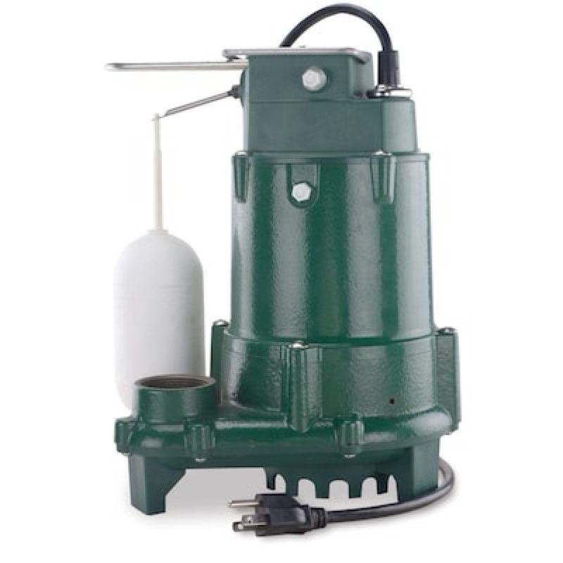 zoeller 1/2-hp 115 -volt 80-gallon cast iron submersible sump pump