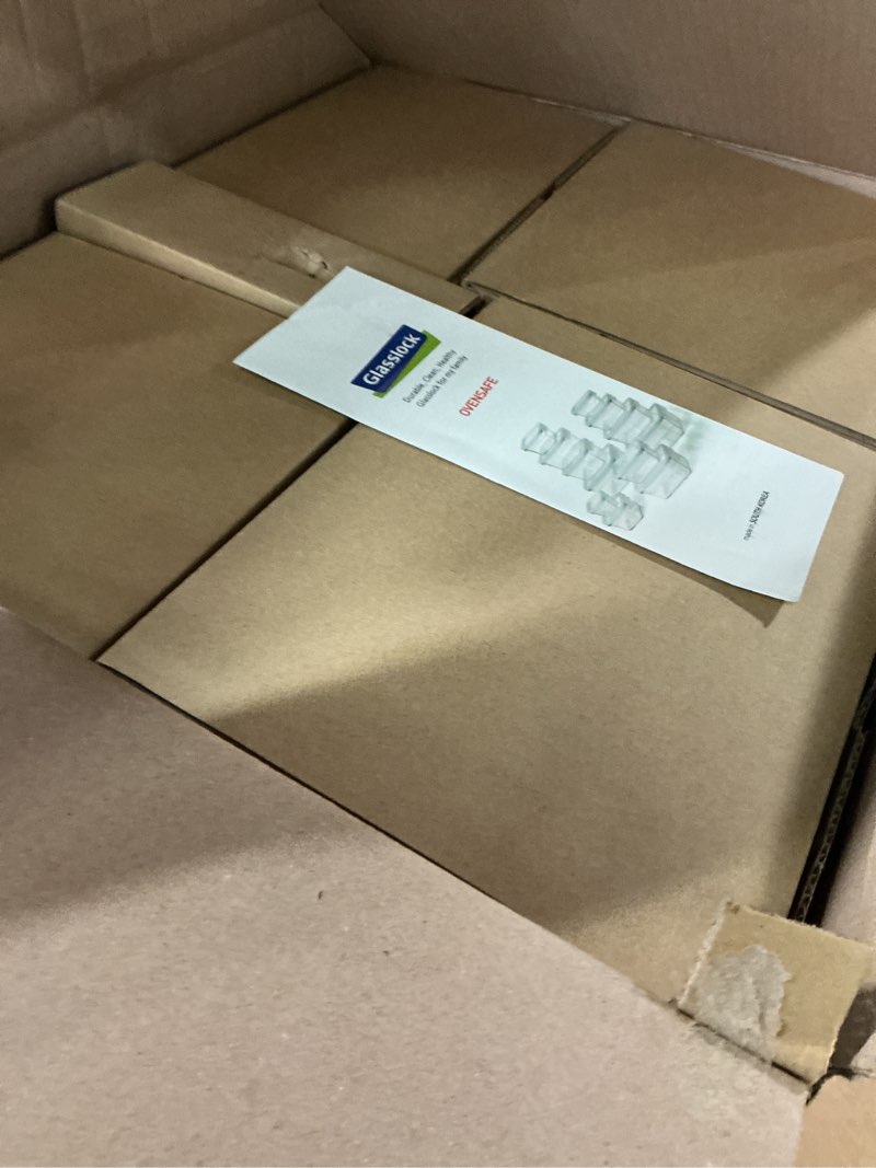 Condition photo showing New/Like New for glasslock glass oven microwave safe food storage containers set, 12 count w/lids  