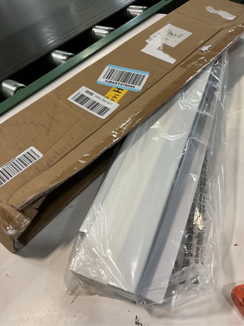 Condition photo showing Good Condition for lazblinds cordless cellular shades for french doors, no drill french door blinds for privacy, light filtering honeycomb shades for front door patio sliding glass door, 1 pack, 22" w x 78" h, white white-light filtering 22"w x 78"h