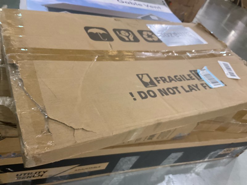 Condition photo showing As Is for Hongkee 11x22 Newspaper Frame 2 Packs, Real Glass and Rustic Brown Wood Frame, Display Panoramic 11 x 22 Magazine Frames - Horizontal or Vertical Wall Mounting