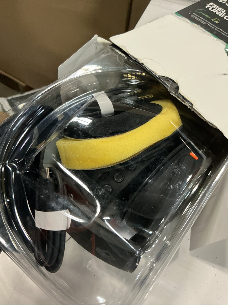 Condition photo showing As Is for Skullcandy Crusher Evo - Black