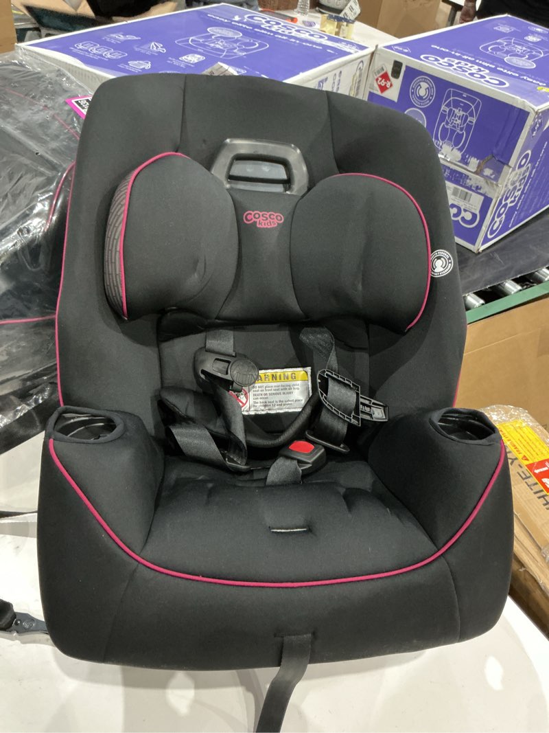 Condition photo showing Good Condition for missing one cup holder cosco kids easy elite slim all-in-one convertible car seat, framboise