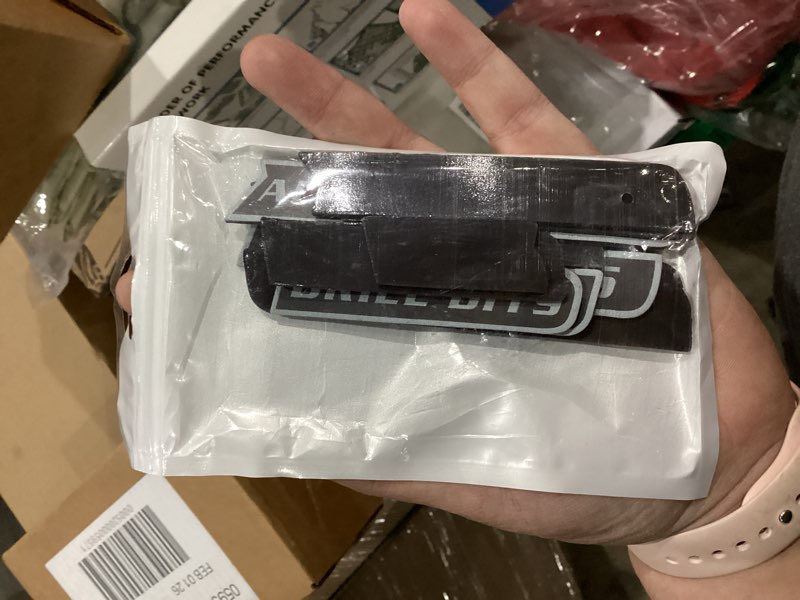 Condition photo showing New/Like New for Magnetic Tool Box Labels, Reusable Heavy Duty Magnetic Toolbox Labels for Garage, Workshop, Storage Bins, 12 Pcs/Black Black Regular Thickness 12