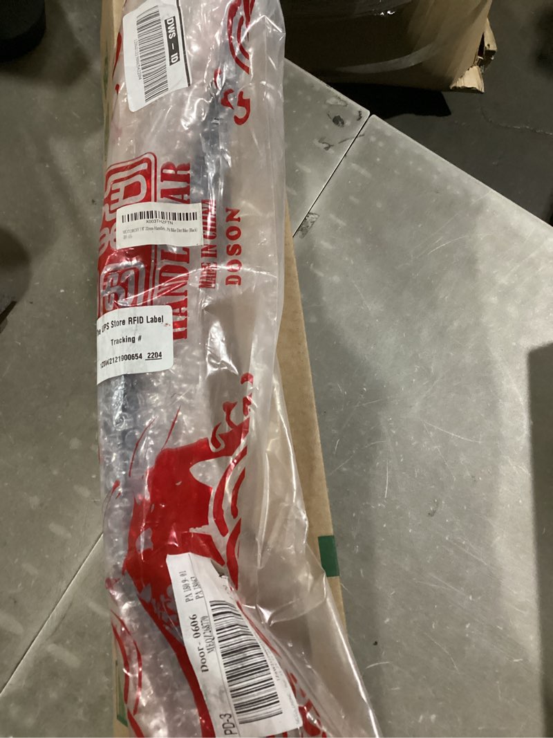 Condition photo showing As Is for 7/8" 22mm motorcycle handlebars fit klx110, ninja650r, grom, dirt bike, pit bike, atv, e-bike,handlebars for honda, ssr, taotao, crf70, dirtbike, bmx, mini bike accessories handlebar purple