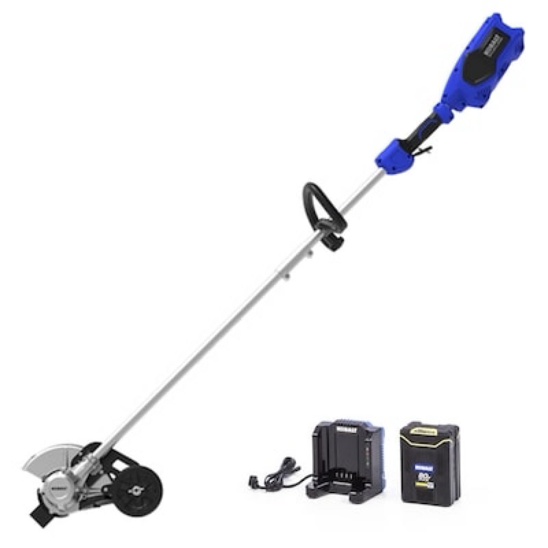 kobalt 80-volt 8-in handheld battery lawn edger (battery included) (charger included)