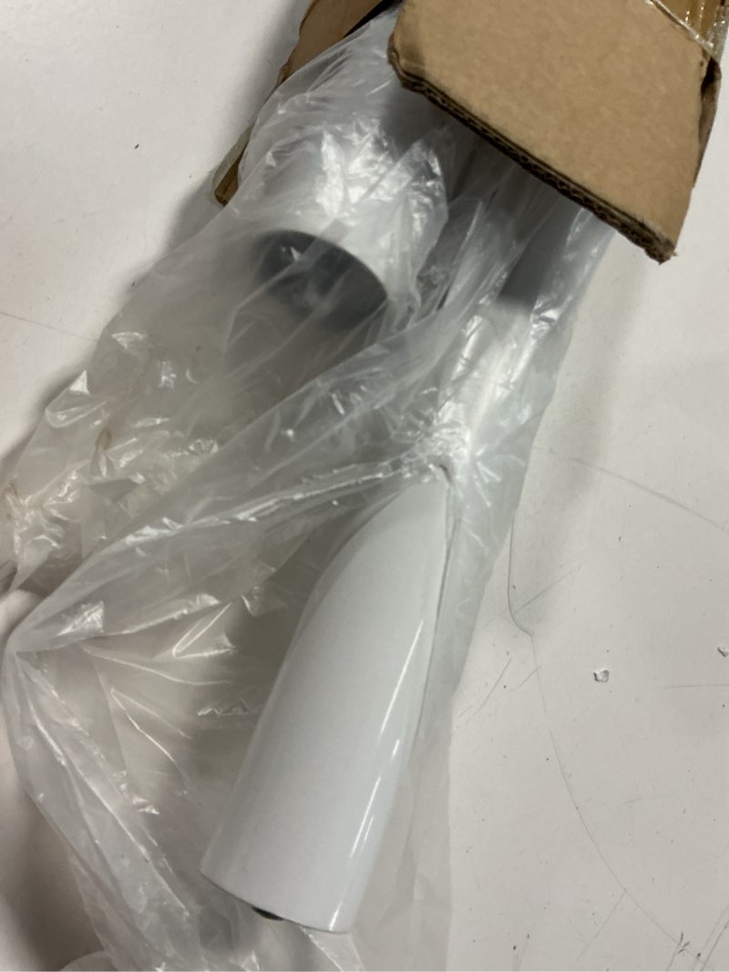 Condition photo showing Good Condition for qlly 27.5 inch / 70cm adjustable tall metal desk legs, office table furniture leg set, set of 4 (70cm, white) 27.5 inch white
