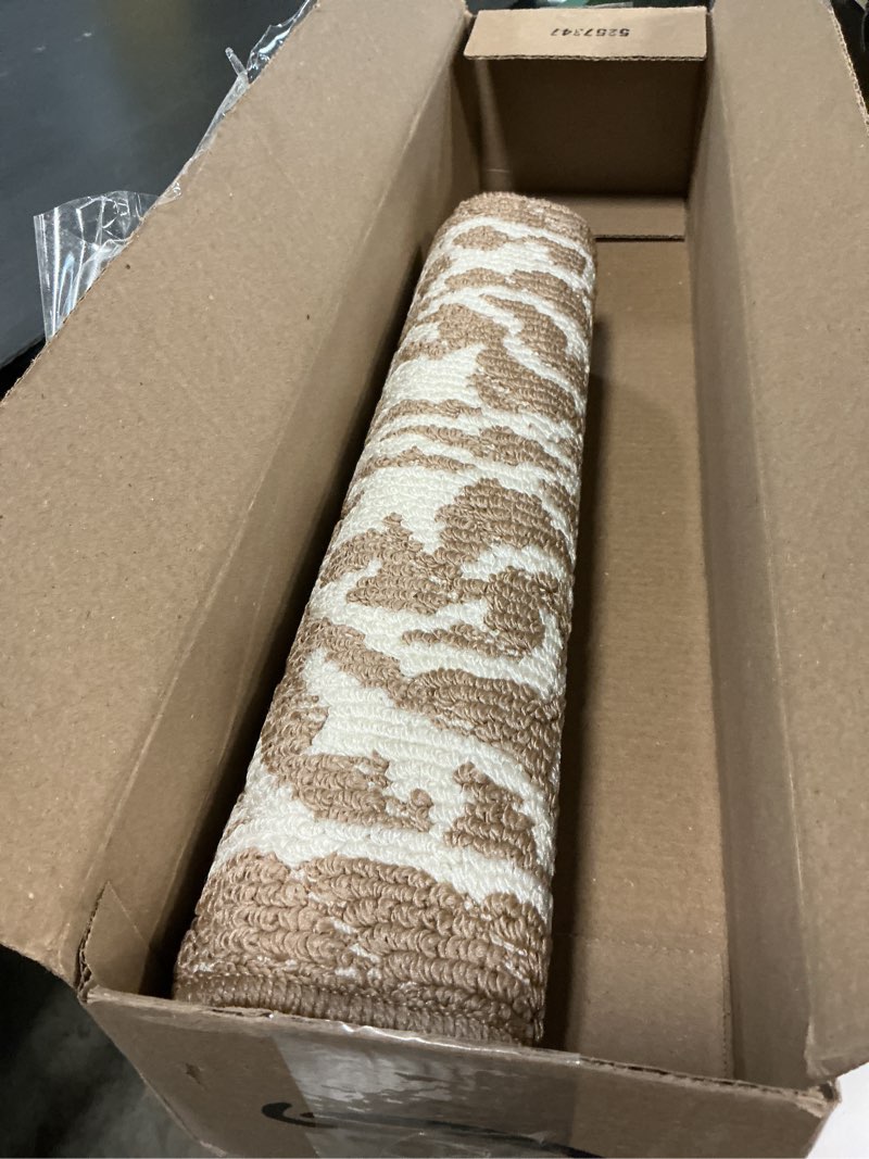 Condition photo showing Good Condition for DEXI Front Door Mat Entryway, Inside Welcome Entrance Doormat Low Profile Thin, Non Slip Washable Entry Mats for House Floor Dirt Trapper, 20x32, Brown 1'8" x 2'8" (Rectangular) Brown