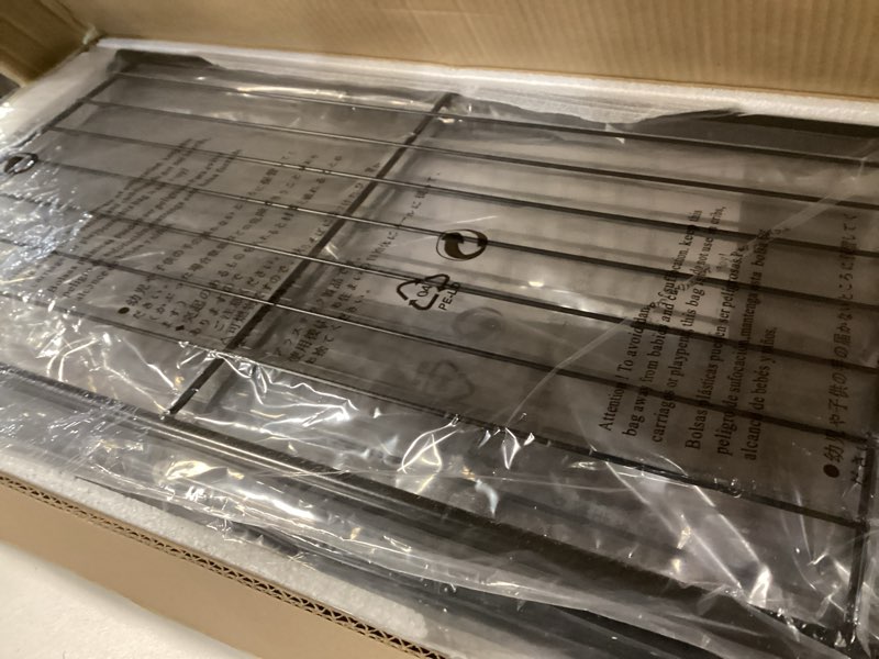 Condition photo showing Good Condition for HOMEFORT 4-Tier Shoe Rack Organizer, Shoe Tower for Closet, Shoe Storage Shelf with MDF Top Board, Each Tier Fits 3 Pairs of Shoes, Entryway Shoes Organizer with Sturdy Metal Shelves, Rustic Brown Rustic Brown 4-Tier (11.8"D x 23.23"W x 24.8"H)