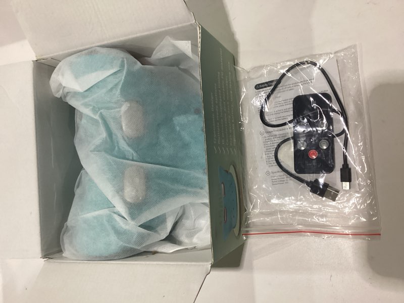 Condition photo showing New/Like New for smedz neck massager 2026, 4-in-1 neck & shoulder massager with multi-directional stretch, heating & vibration, 360° remote control–ergonomic for home, office, car travel??sky blue??