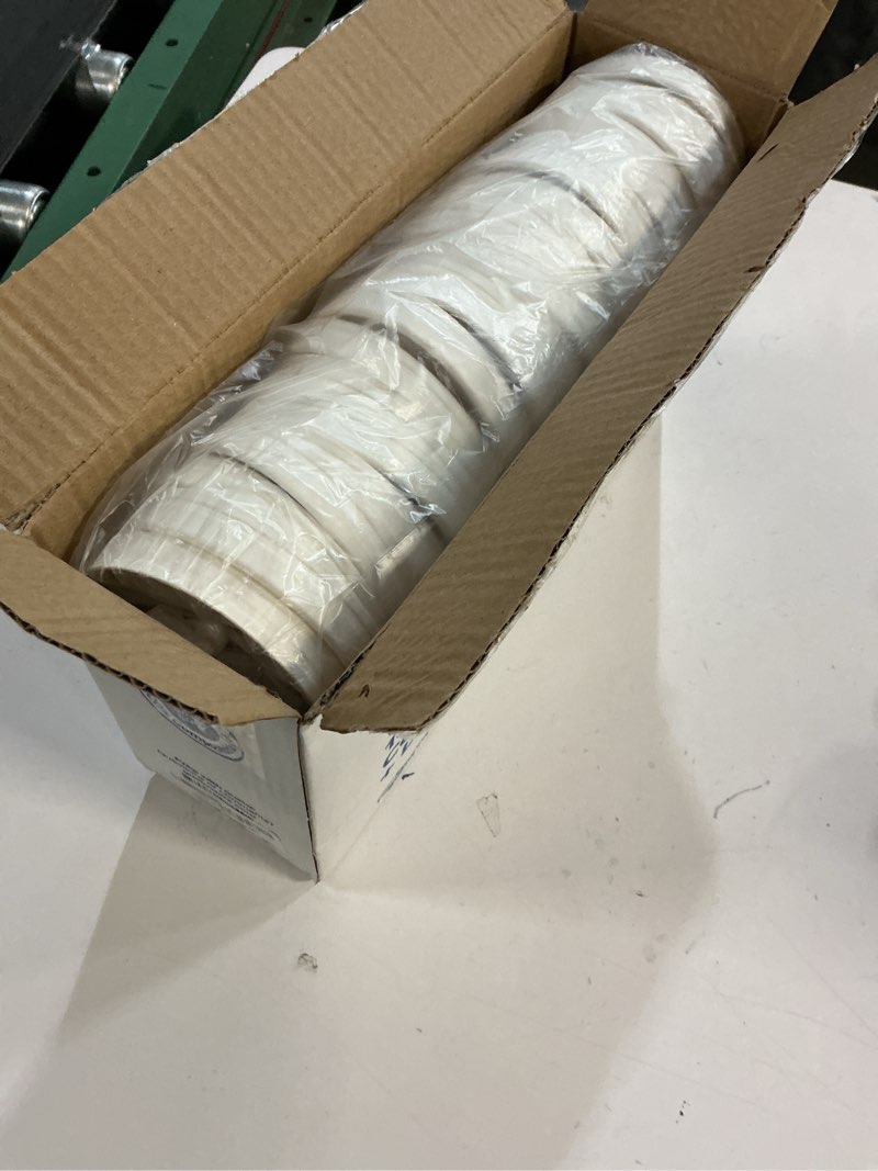 Condition photo showing Good Condition for GUSTO [16 oz. - 25 Count White Paper Food Containers with Vented Lids - To Go Hot Soup Bowls, Disposable Ice Cream Cups, Ideal for Hot and Cold Foods (Formerly Comfy Package) 25 Count - White 16 oz.