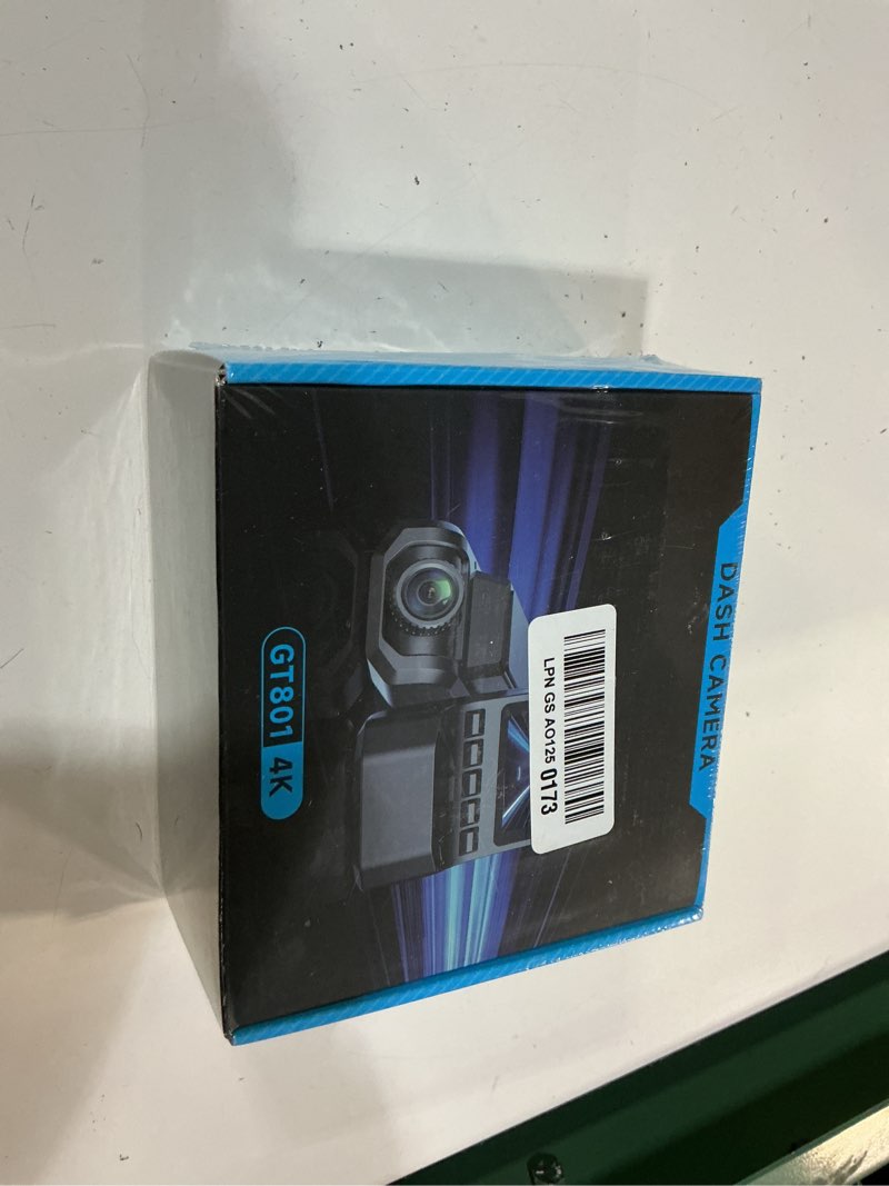 Condition photo showing New/Like New for dash cam front and rear, 4k ultra hd+1080p dash camera for cars, built-in wi-fi gps, included 32gb card, 2.0'' ips screen mini car camera, app, night vision, 170°wide angle, 24h parking mode black
