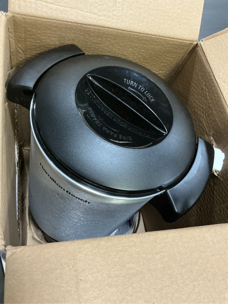 Condition photo showing Good Condition for hamilton beach 45 cup coffee urn and hot beverage dispenser, silver single-spout