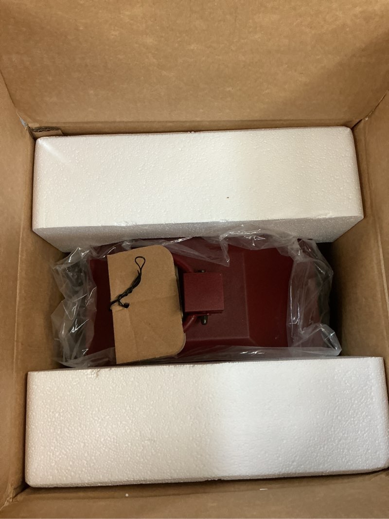 Condition photo showing As Is for Duraflame lantern with infared quartz heat cinnamon 