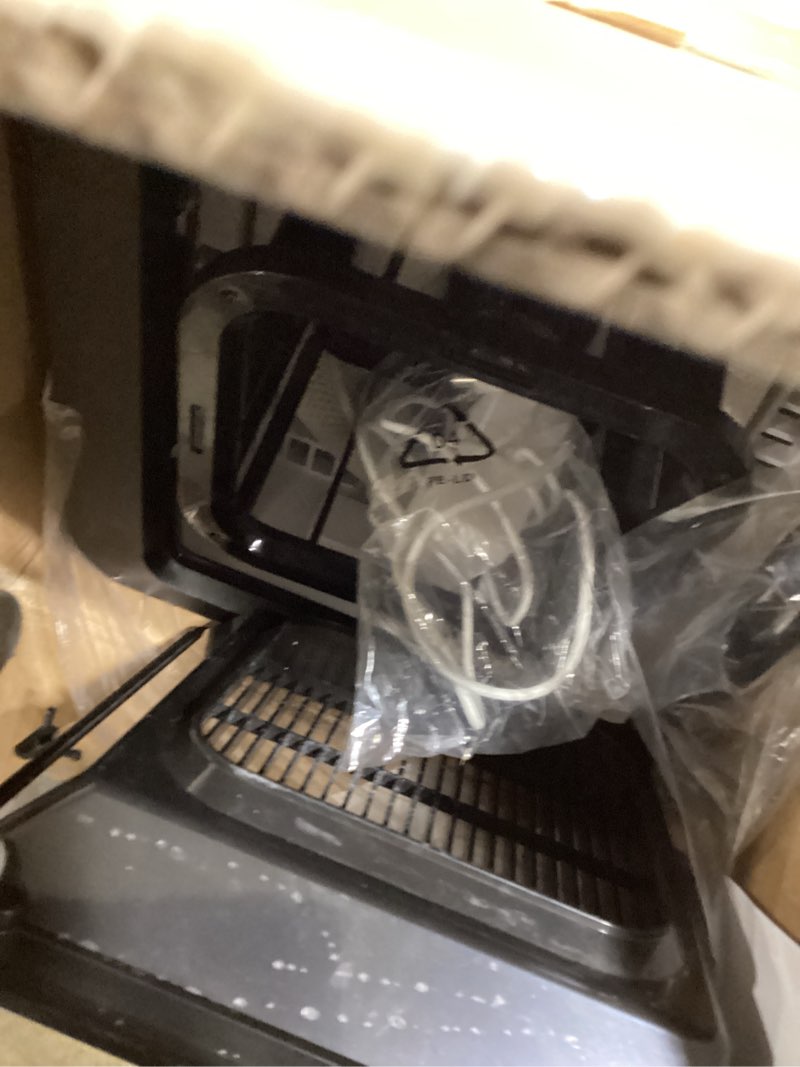 Condition photo showing As Is for evaporative humidifiers |6.5l(1.8gal) tank for whole room no mist humidifier | 30 w cool humidifiers evaporative | 7 speed | max output 1500 ml/h | auto humid | top filling | white eh22