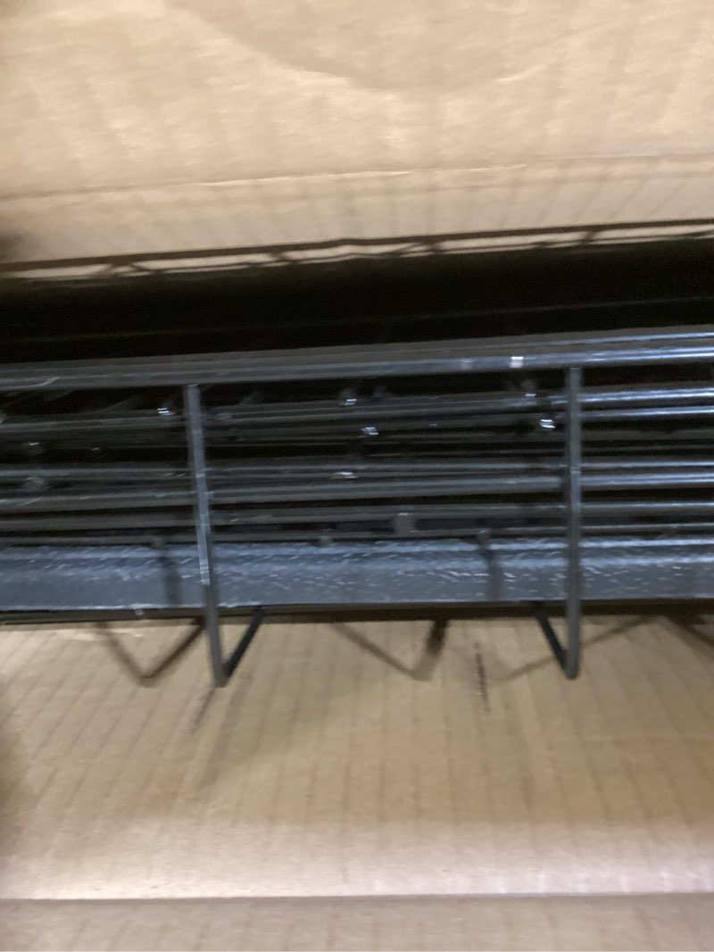 Condition photo showing Good Condition for FDW Dog Crate for Large Dogs 42 Inch Folding Metal WirePet Cage Double Door W/Divider Panel Indoor Outdoor Kennel Leak-Proof Plastic Tray,Black Black 42 Inch Double Door