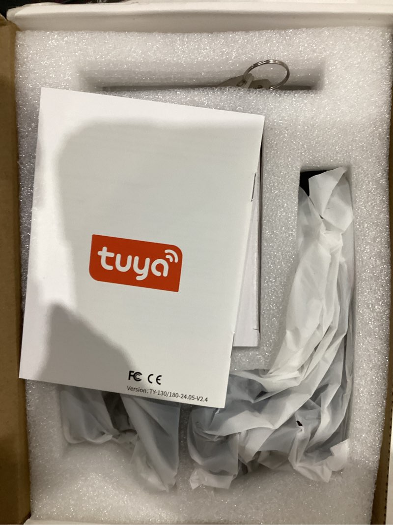 Condition photo showing New/Like New for Fingerprint Door Lock with Smart APP,Fingerprint Door Knob,Biometric Door Knob Keyless Entry Door Lock with Tuya for Home/Bedroom/Office/Apartment/Airbnb Black Black TY140