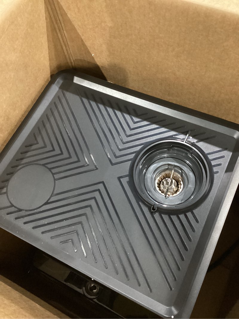 Condition photo showing As Is for (2025 Upgrade)20 Bar Espresso Machine with Built-in Anti-Clog Coffee Grinder, Expresso Coffee Machines with Milk Steam Wand/Frother/Tamping Tools,Espresso Maker with Grinder for Lattes-Charcoal