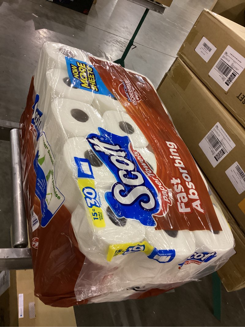 Condition photo showing New/Like New for Scott 15-Pack Choose-A-Sheet Paper Towels