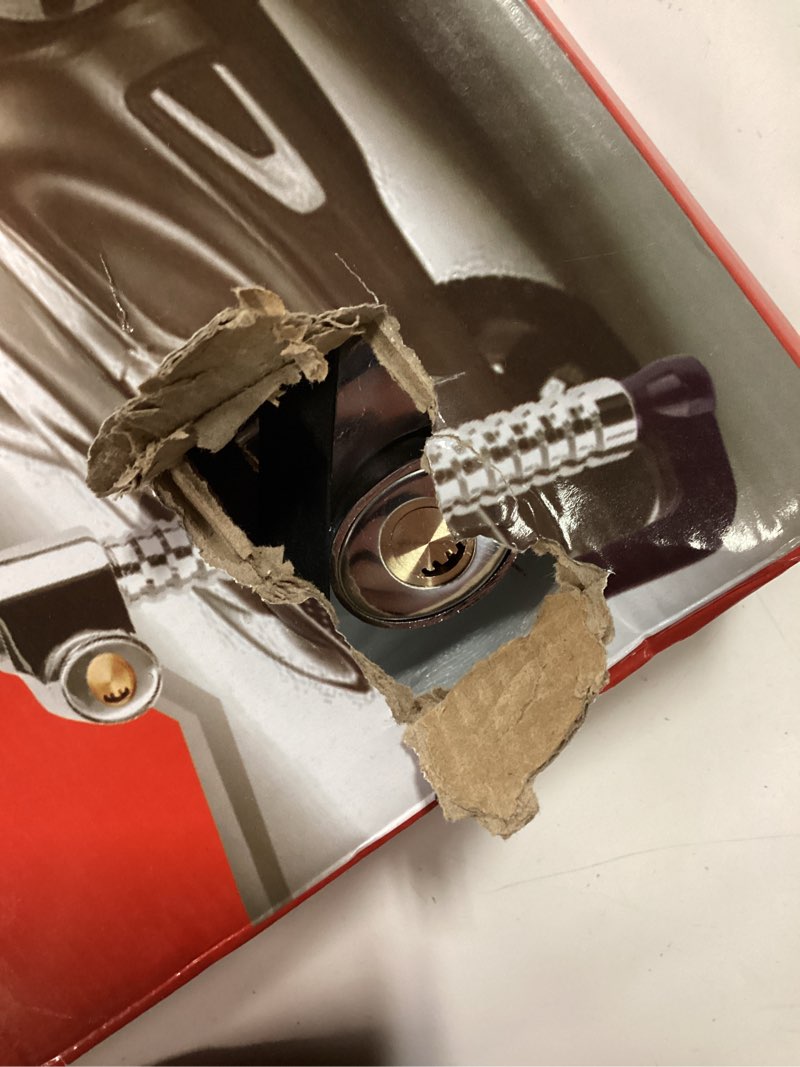 Condition photo showing Good Condition for tevlaphee universal steering wheel brake lock anti-theft retractable double hook car clutch pedal lock for car truck suv van security with 3 keys max length of 33.5"