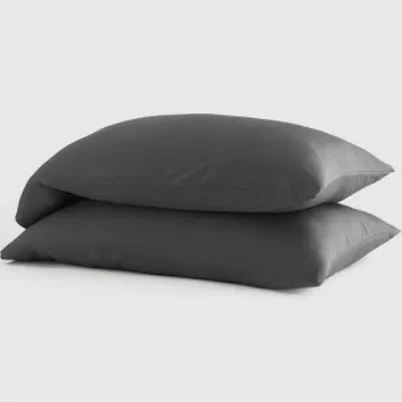 bamboo king pillowcase charcoal 