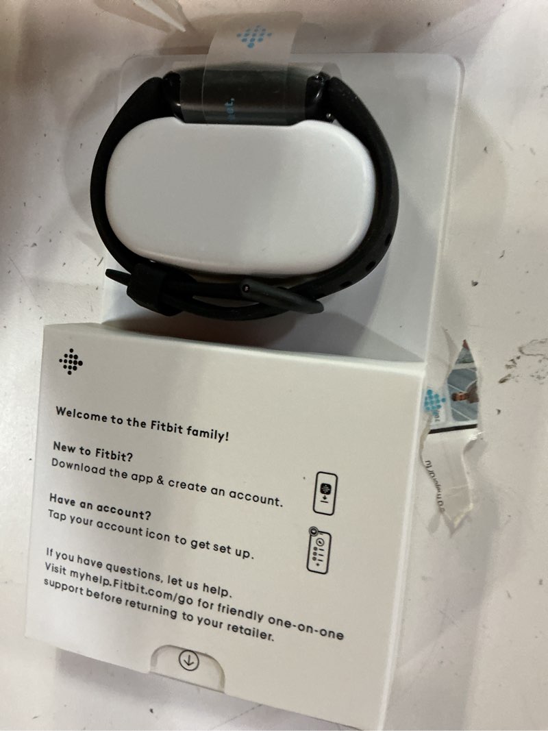 Condition photo showing New/Like New for fitbit inspire 2 health & fitness tracker with a free 1-year fitbit premium trial, 24/7 heart rate, black/black, one size (s & l bands included) black 1 count (pack of 1)