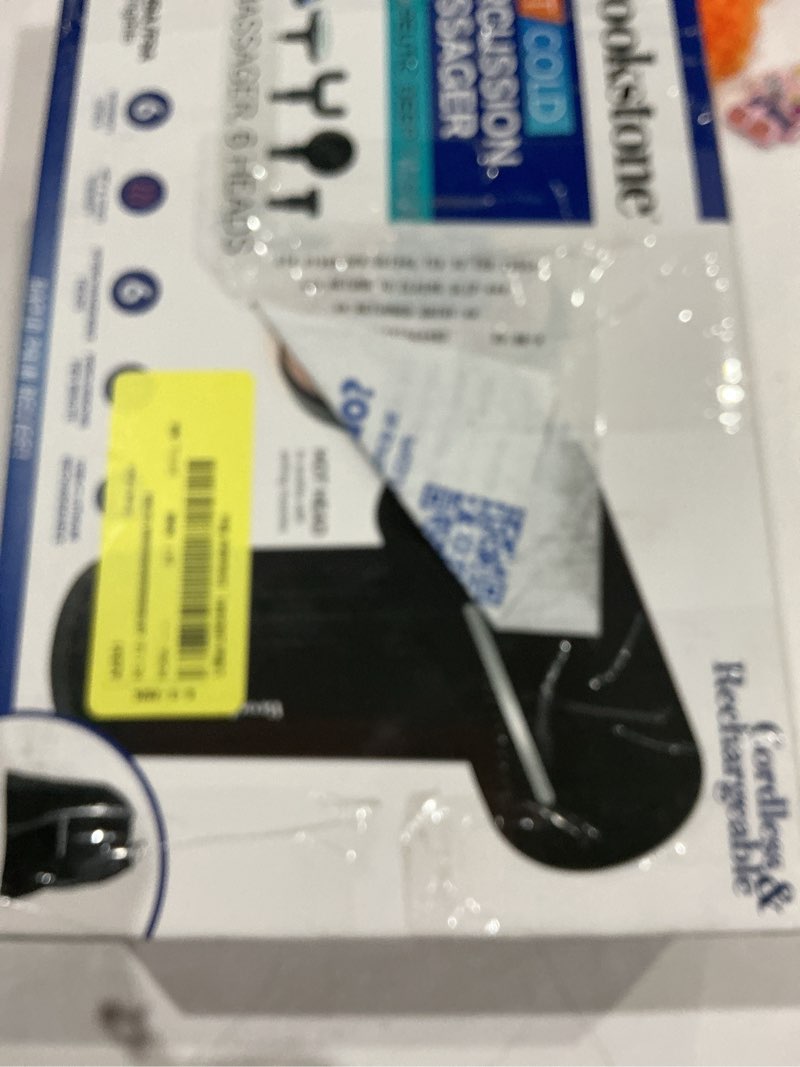 Condition photo showing Good Condition for brookstone cordless hot and cold percussion massager, 6 intensity levels, deep tissue massage gun