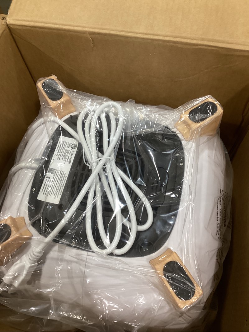 Condition photo showing New/Like New for AGLUCKY Towel Warmer for Bathroom, 25L Large Towel Warmers Bucket with 2 Heating Modes, LCD Screen, 20/40/60/90 Min Auto Shut-Off, Fits Blankets, Bathrobes, PJ's, Ideal Gift for Family, White