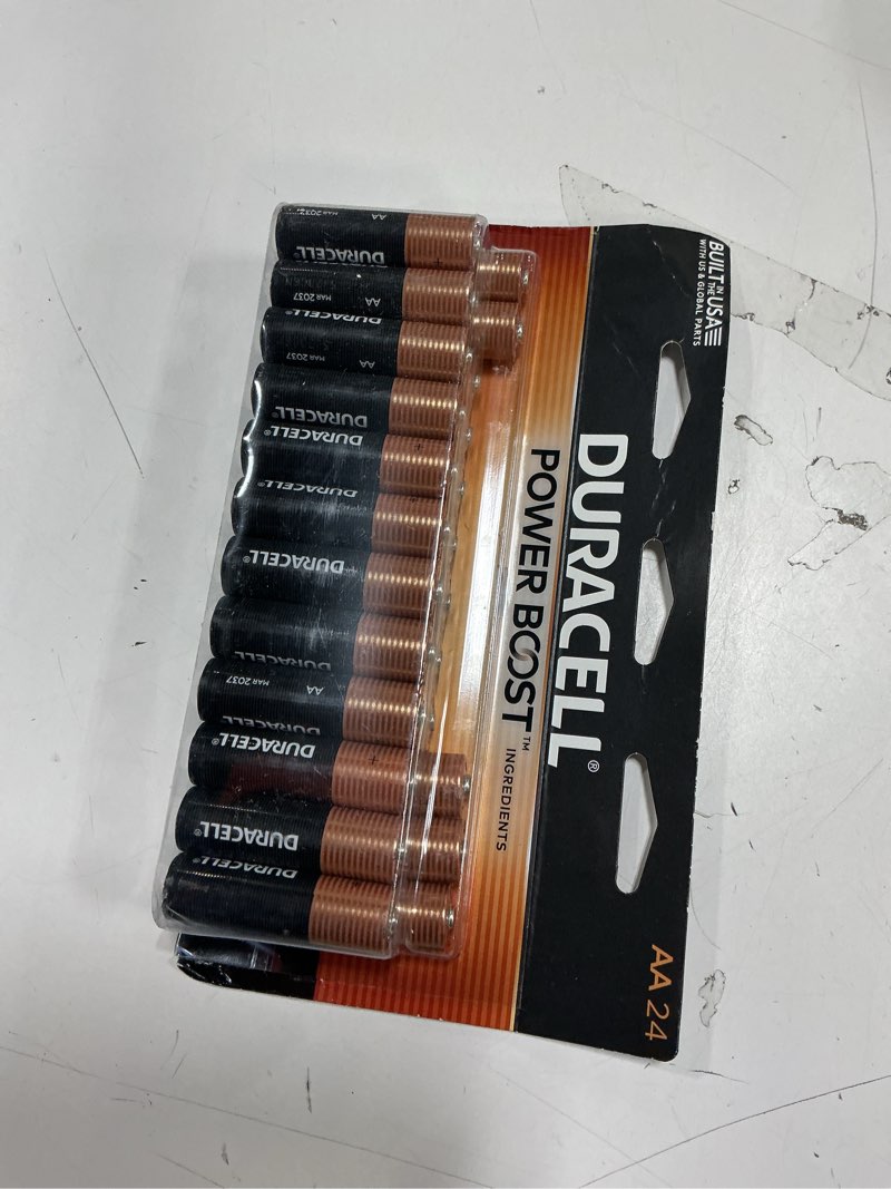 Condition photo showing New/Like New for Duracell Coppertop AA Batteries with Power Boost Ingredients, 24 Count Pack Double A Battery with Long-lasting Power, Alkaline AA Battery for Household and Office Devices 24 Count (Pack of 1)