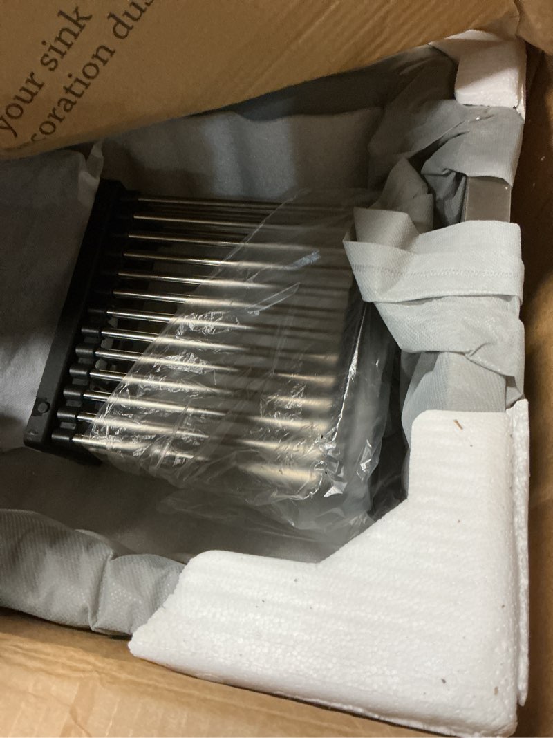 Condition photo showing New/Like New for Similar Drop in Kitchen Sink 30x18 Inch 16 Gauge Stainless Steel Handmade Topmount Kitchen Sink Single Bowl - 8 Inches Deep Stainless Steel 30x18x8 inch