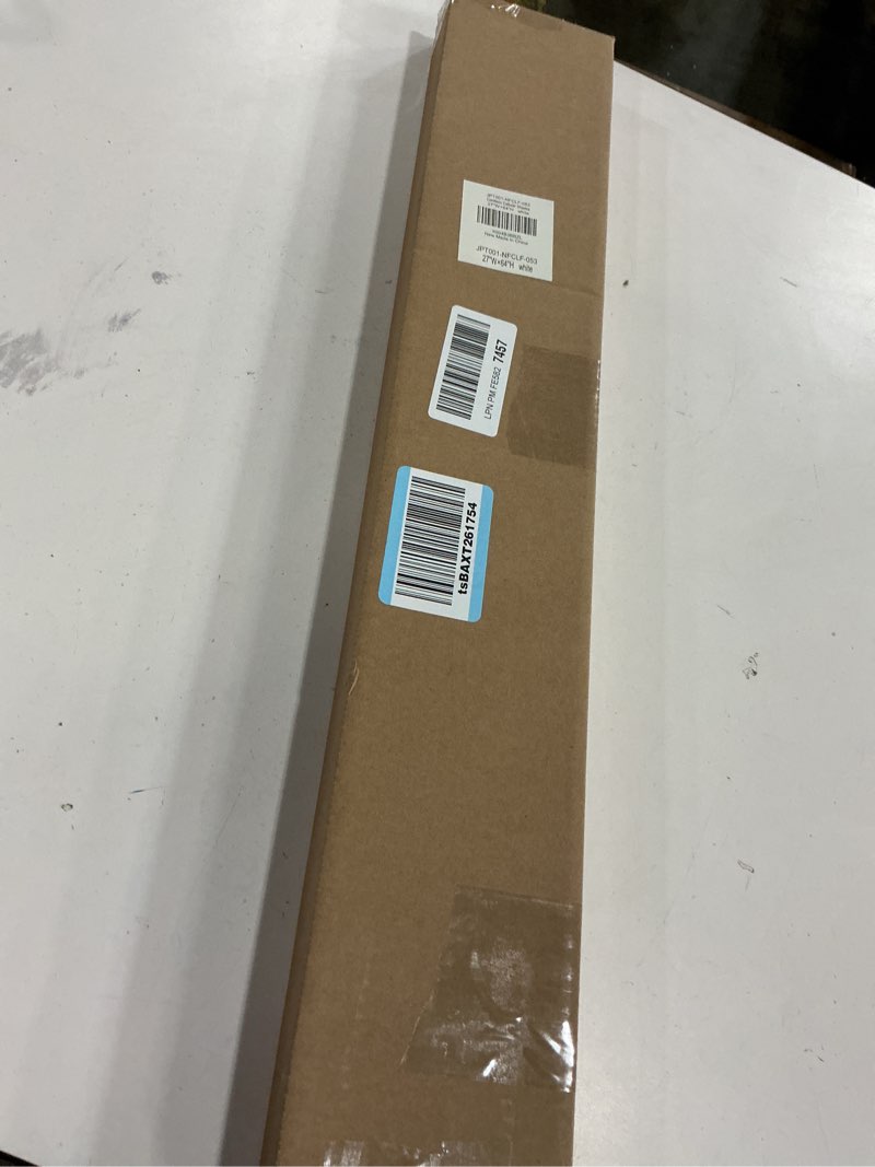 Condition photo showing New/Like New for LazBlinds No Tools No Drill Cordless Cellular Shades, Light Filtering Honeycomb Shades for Home, Thermal Insulation Blinds for Windows, 27" W x 64" H, White Light Filtering-white 27" W x 64" H